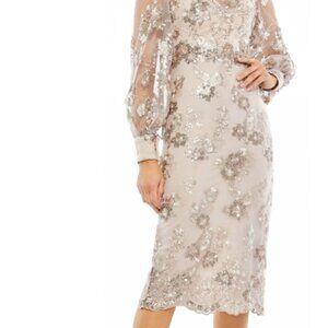 Mac Duggal 70237 Size 8 Mocha